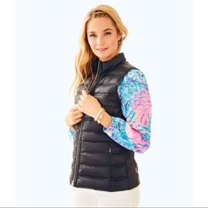 NWT Lilly Pulitzer Elana Puffer Vest Size XXS